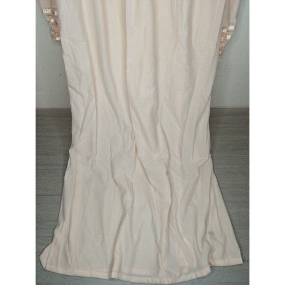 Vtg Gilligan O'Malley Cottagecore M Princess Ruffle Nightgown Prairie Trad NEW - Picture 3 of 11